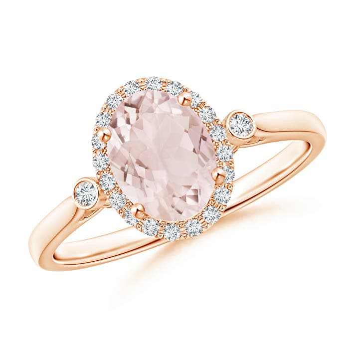 A - Morganite / 1.23 CT / 14 KT Rose Gold