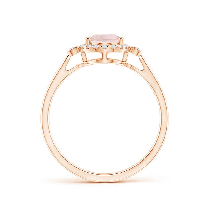 A - Morganite / 1.23 CT / 14 KT Rose Gold