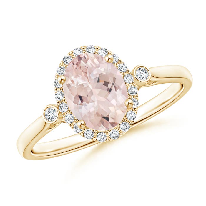 AA - Morganite / 1.23 CT / 14 KT Yellow Gold