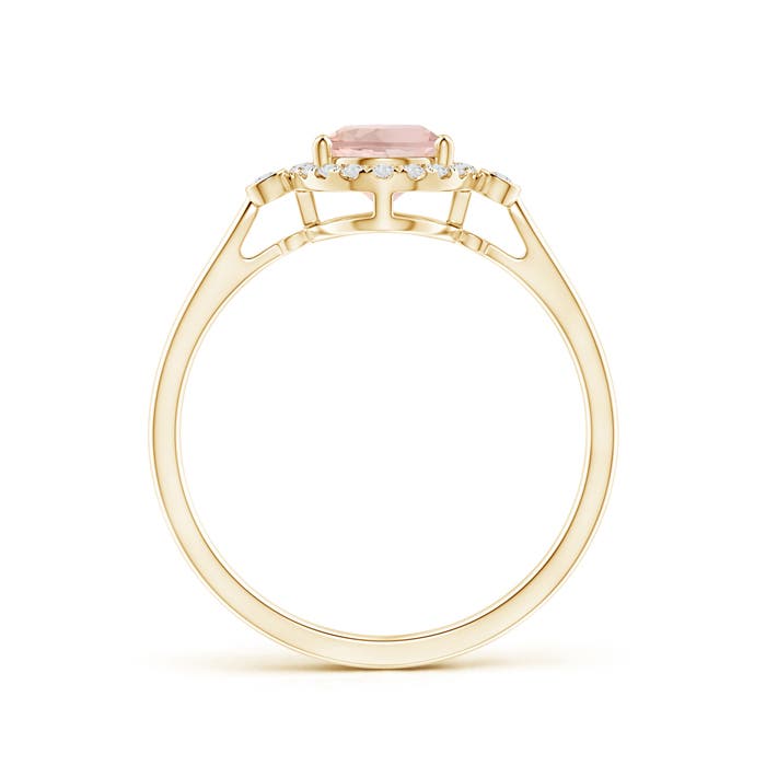 AAA - Morganite / 1.23 CT / 14 KT Yellow Gold