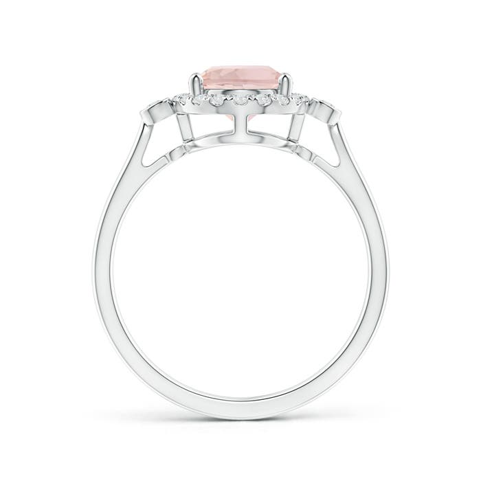 A - Morganite / 1.86 CT / 14 KT White Gold