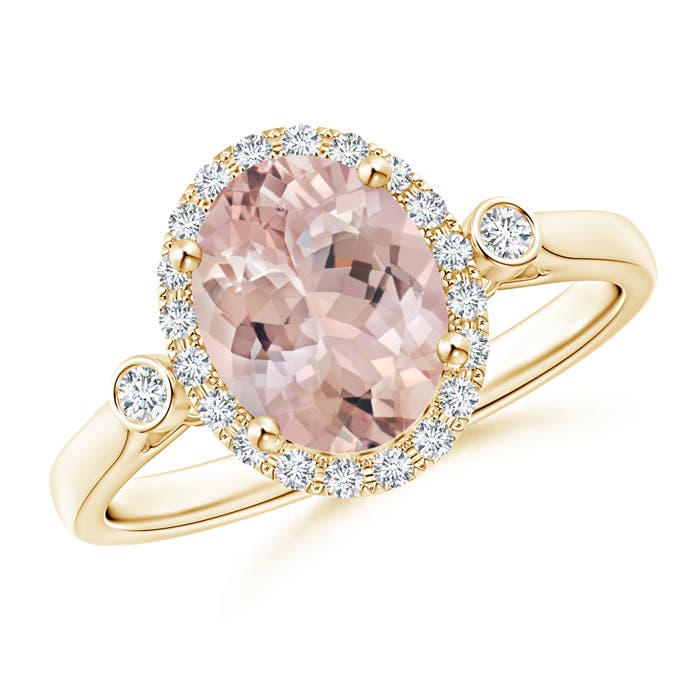 AA - Morganite / 1.86 CT / 14 KT Yellow Gold