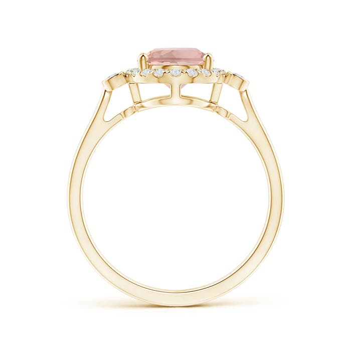 AAA - Morganite / 1.86 CT / 14 KT Yellow Gold