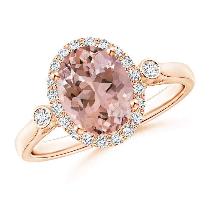 AAAA - Morganite / 1.86 CT / 14 KT Rose Gold