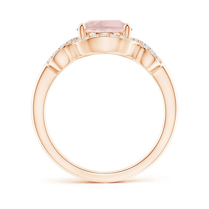 A - Morganite / 2.86 CT / 14 KT Rose Gold