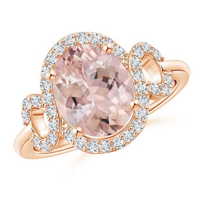 AA - Morganite / 2.86 CT / 14 KT Rose Gold