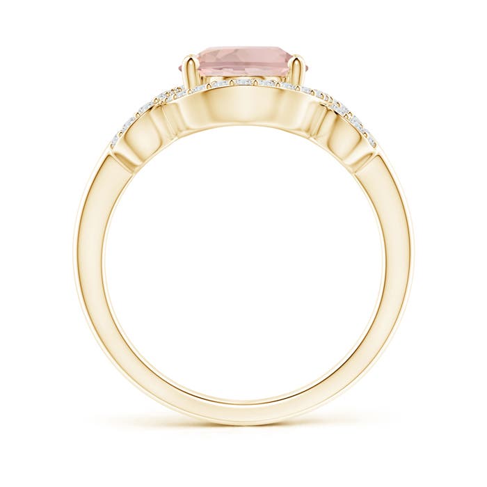 AA - Morganite / 2.86 CT / 14 KT Yellow Gold