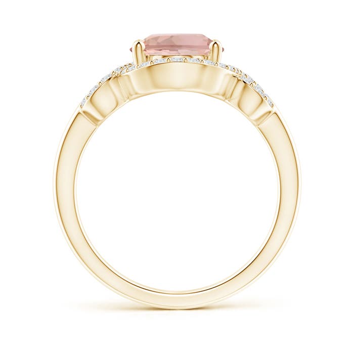 AAA - Morganite / 2.86 CT / 14 KT Yellow Gold