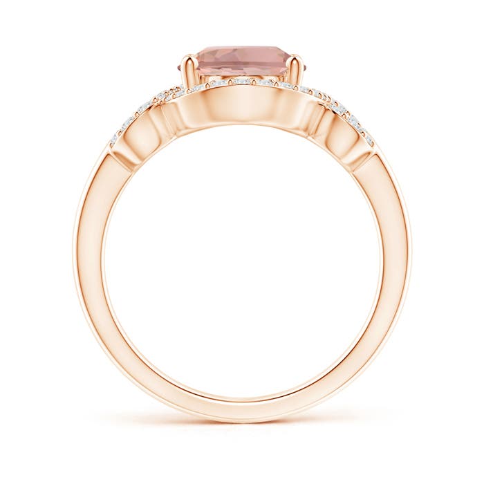 AAAA - Morganite / 2.86 CT / 14 KT Rose Gold