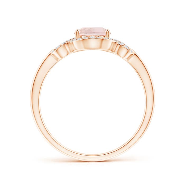 A - Morganite / 1.28 CT / 14 KT Rose Gold