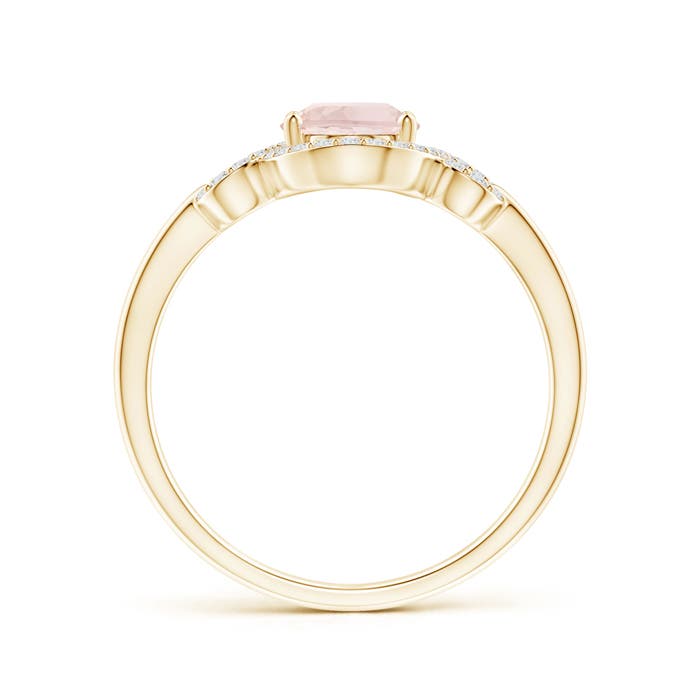 A - Morganite / 1.28 CT / 14 KT Yellow Gold