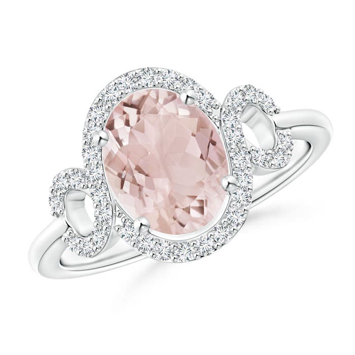 A - Morganite / 1.94 CT / 14 KT White Gold