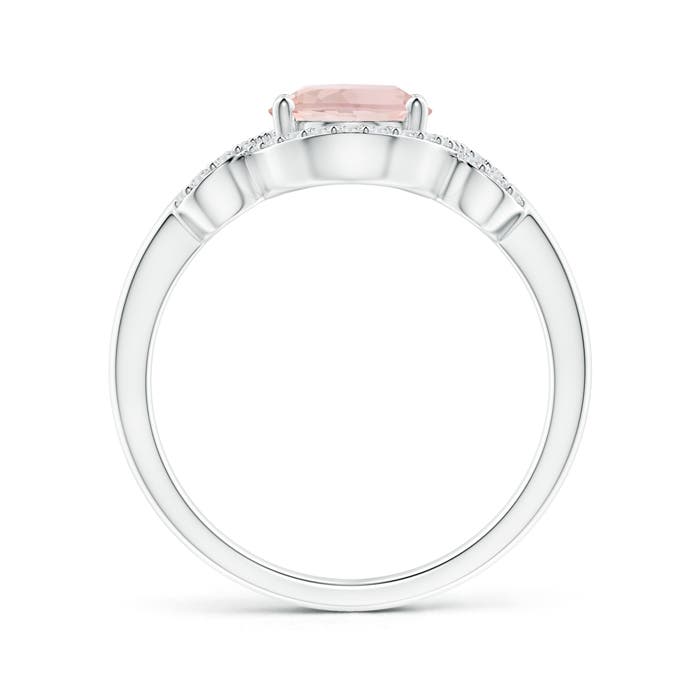 A - Morganite / 1.94 CT / 14 KT White Gold