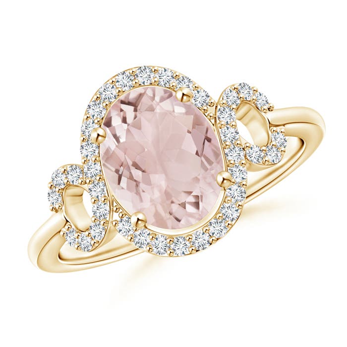 A - Morganite / 1.94 CT / 14 KT Yellow Gold