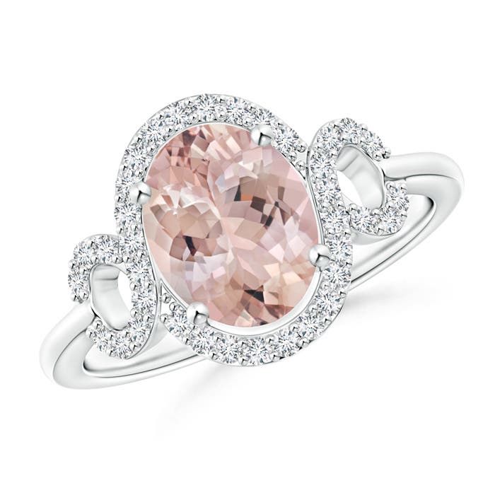 AA - Morganite / 1.94 CT / 14 KT White Gold