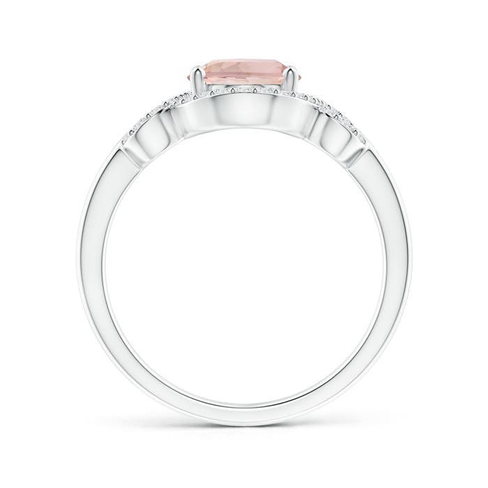 AA - Morganite / 1.94 CT / 14 KT White Gold