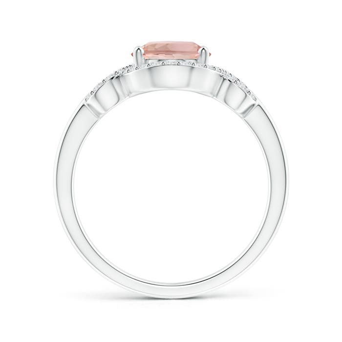 AAA - Morganite / 1.94 CT / 14 KT White Gold