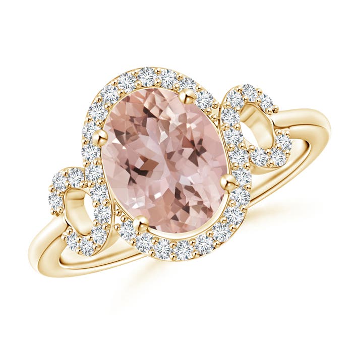 AAA - Morganite / 1.94 CT / 14 KT Yellow Gold