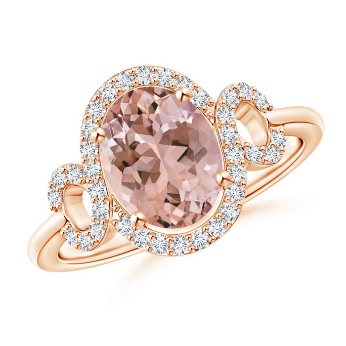 AAAA - Morganite / 1.94 CT / 14 KT Rose Gold