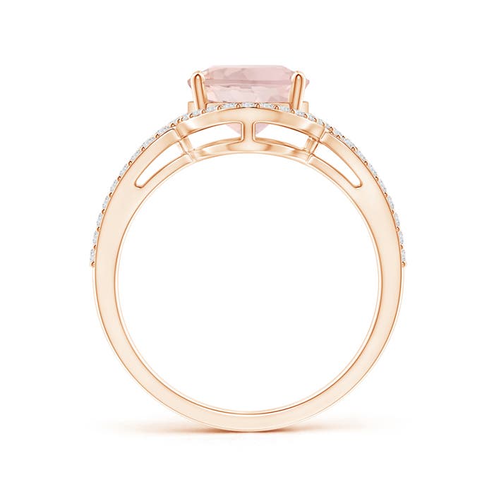 A - Morganite / 2.87 CT / 14 KT Rose Gold