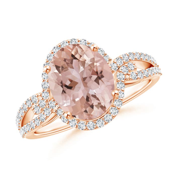 AAA - Morganite / 2.87 CT / 14 KT Rose Gold