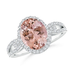 Platinum Morganite Rings