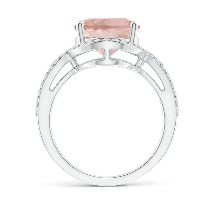 AAA - Morganite / 5.15 CT / 14 KT White Gold