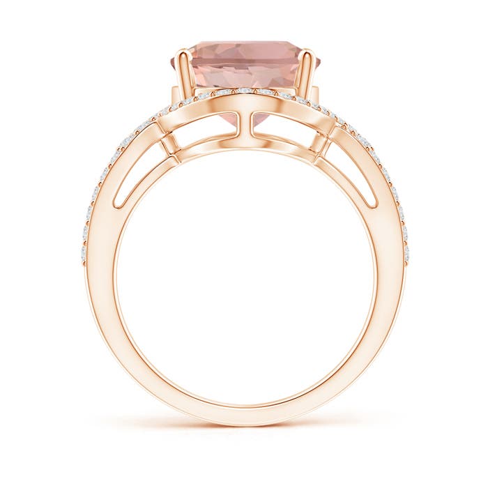 AAAA - Morganite / 5.15 CT / 14 KT Rose Gold