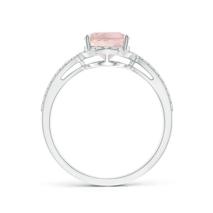 A - Morganite / 1.96 CT / 14 KT White Gold