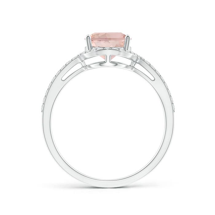 AA - Morganite / 1.96 CT / 14 KT White Gold