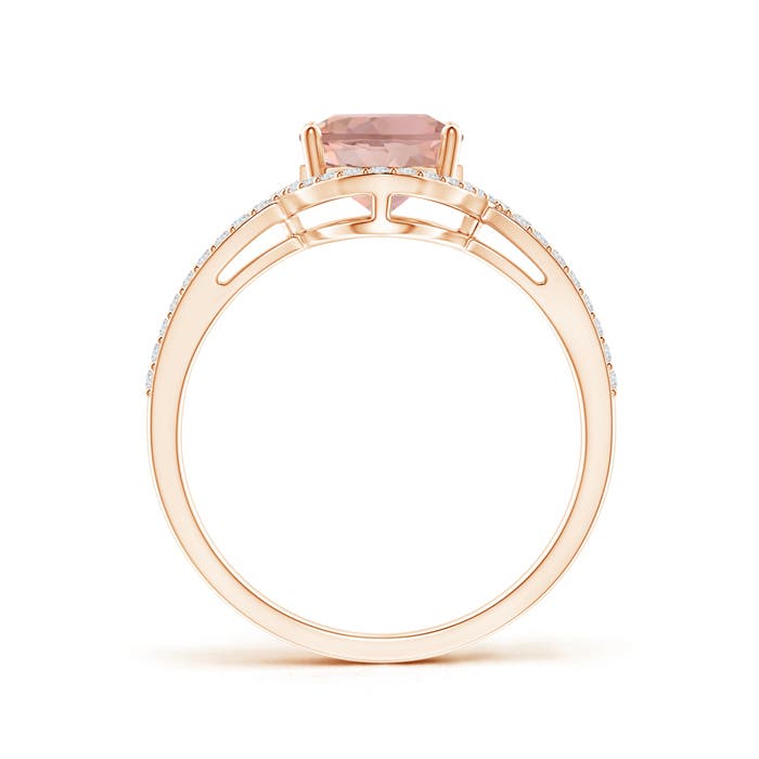 AAAA - Morganite / 1.96 CT / 14 KT Rose Gold