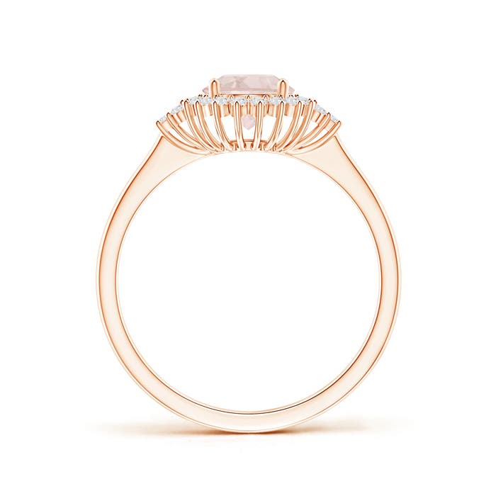 A - Morganite / 0.89 CT / 14 KT Rose Gold