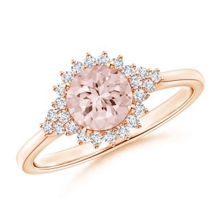Round AA Morganite