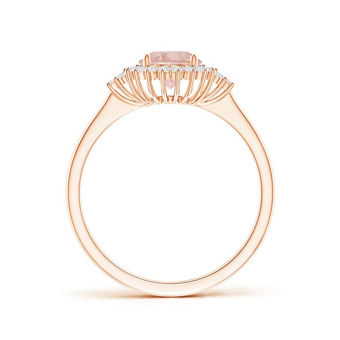 AAAA - Morganite / 0.89 CT / 14 KT Rose Gold