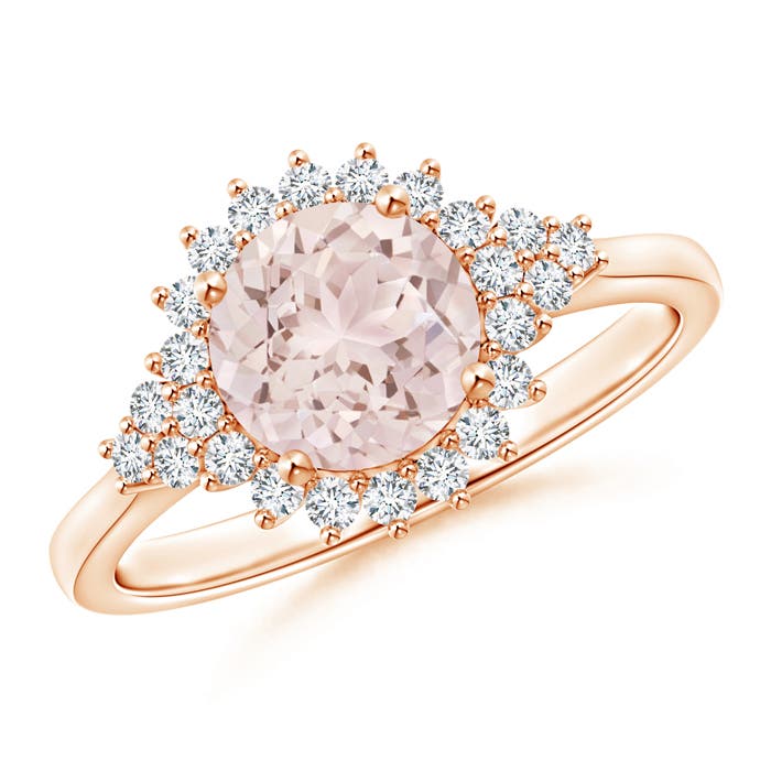 A - Morganite / 1.39 CT / 14 KT Rose Gold