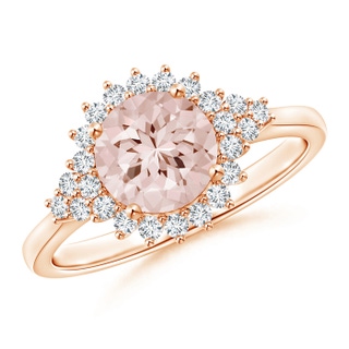 Round AA Morganite