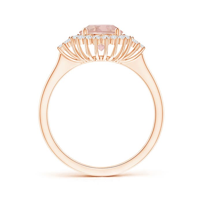 AAAA - Morganite / 1.39 CT / 14 KT Rose Gold