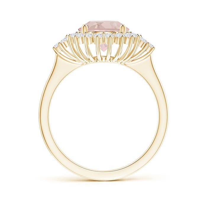 A - Morganite / 2.08 CT / 14 KT Yellow Gold