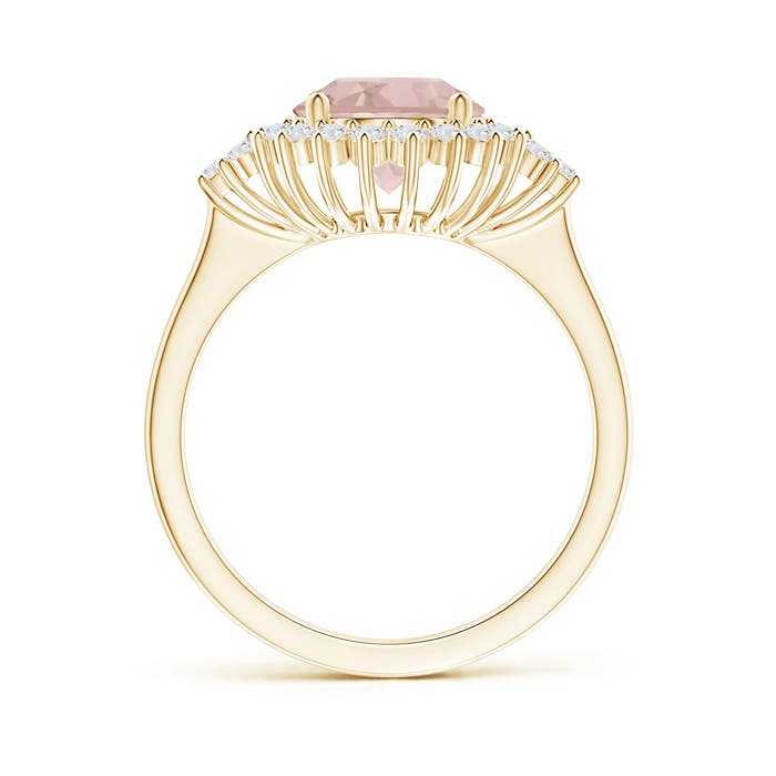 AA - Morganite / 2.08 CT / 14 KT Yellow Gold