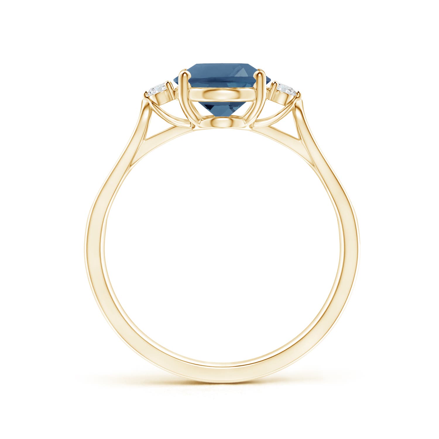 A - London Blue Topaz / 2.32 CT / 14 KT Yellow Gold