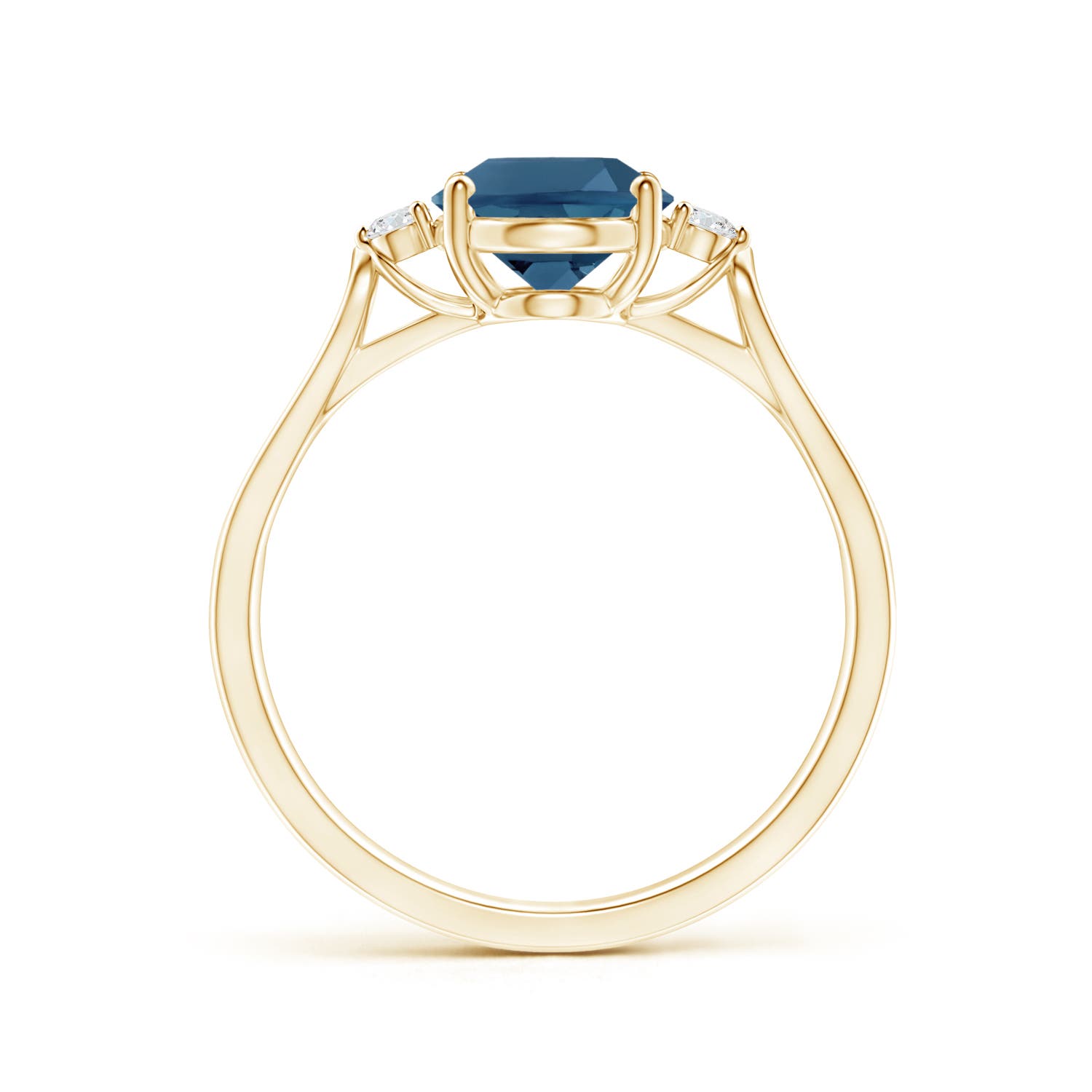 AA - London Blue Topaz / 2.32 CT / 14 KT Yellow Gold