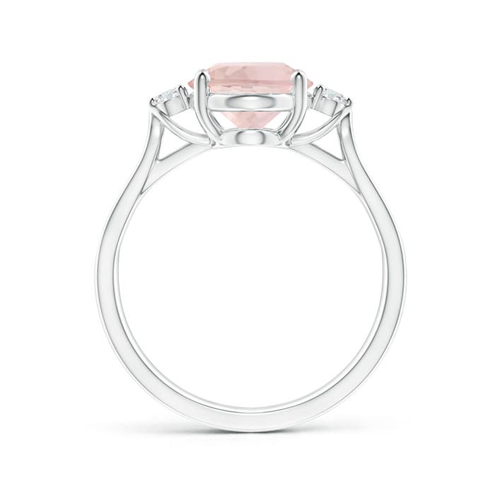 A - Morganite / 2.6 CT / 14 KT White Gold