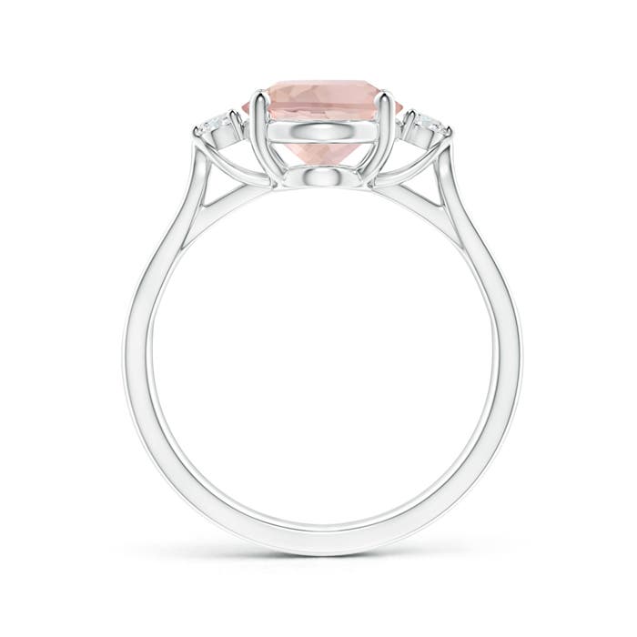 AA - Morganite / 2.6 CT / 14 KT White Gold