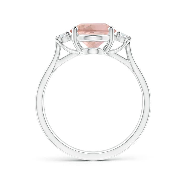 AAA - Morganite / 2.6 CT / 14 KT White Gold