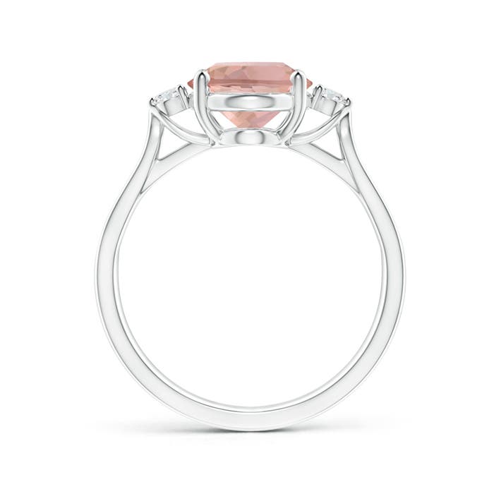 AAAA - Morganite / 2.6 CT / 14 KT White Gold