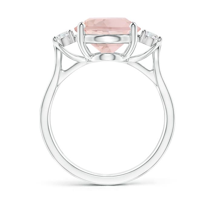 A - Morganite / 4.82 CT / 14 KT White Gold