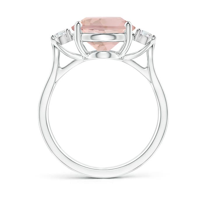 AA - Morganite / 4.82 CT / 14 KT White Gold