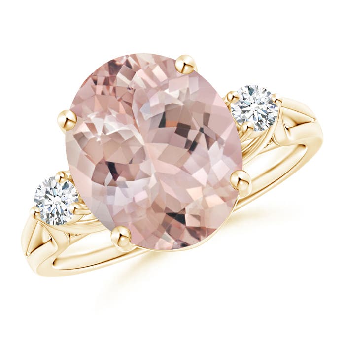 AA - Morganite / 4.82 CT / 14 KT Yellow Gold