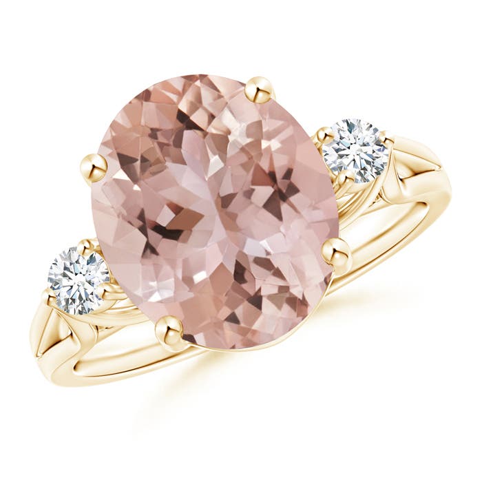 AAA - Morganite / 4.82 CT / 14 KT Yellow Gold