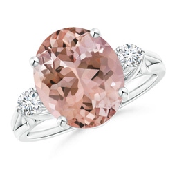 Side Stones Morganite Side Stones Rings